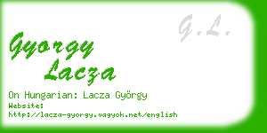 gyorgy lacza business card